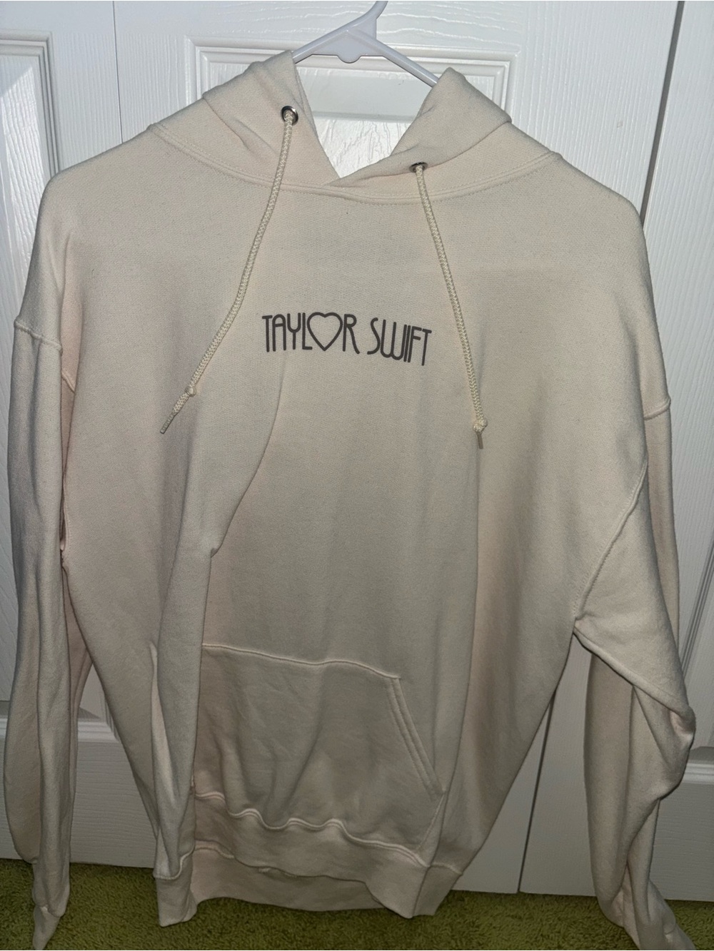 Taylor Swift Cream Hoodie Sweatshirt - Eras Tour merch